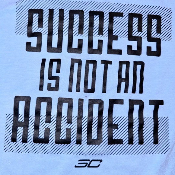 UNDER ARMOUR SC CURRY HeatGear SUCCESS t-shirt boys size XL 16 14 - Picture 3 of 13